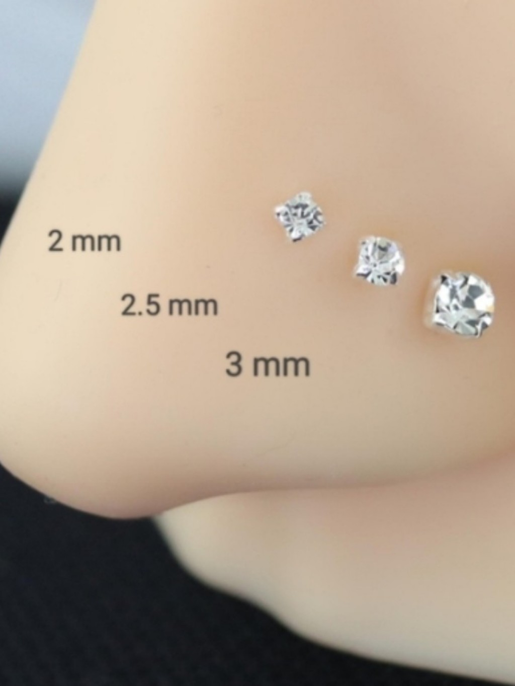 3 Nose Rings